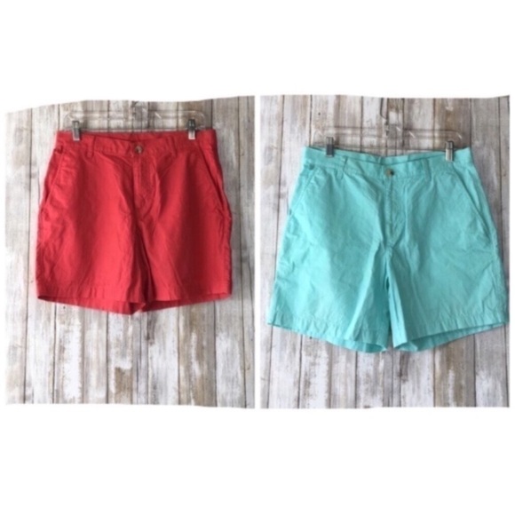 Columbia Pants - Columbia Red & Sky Blue Shorts Bundle